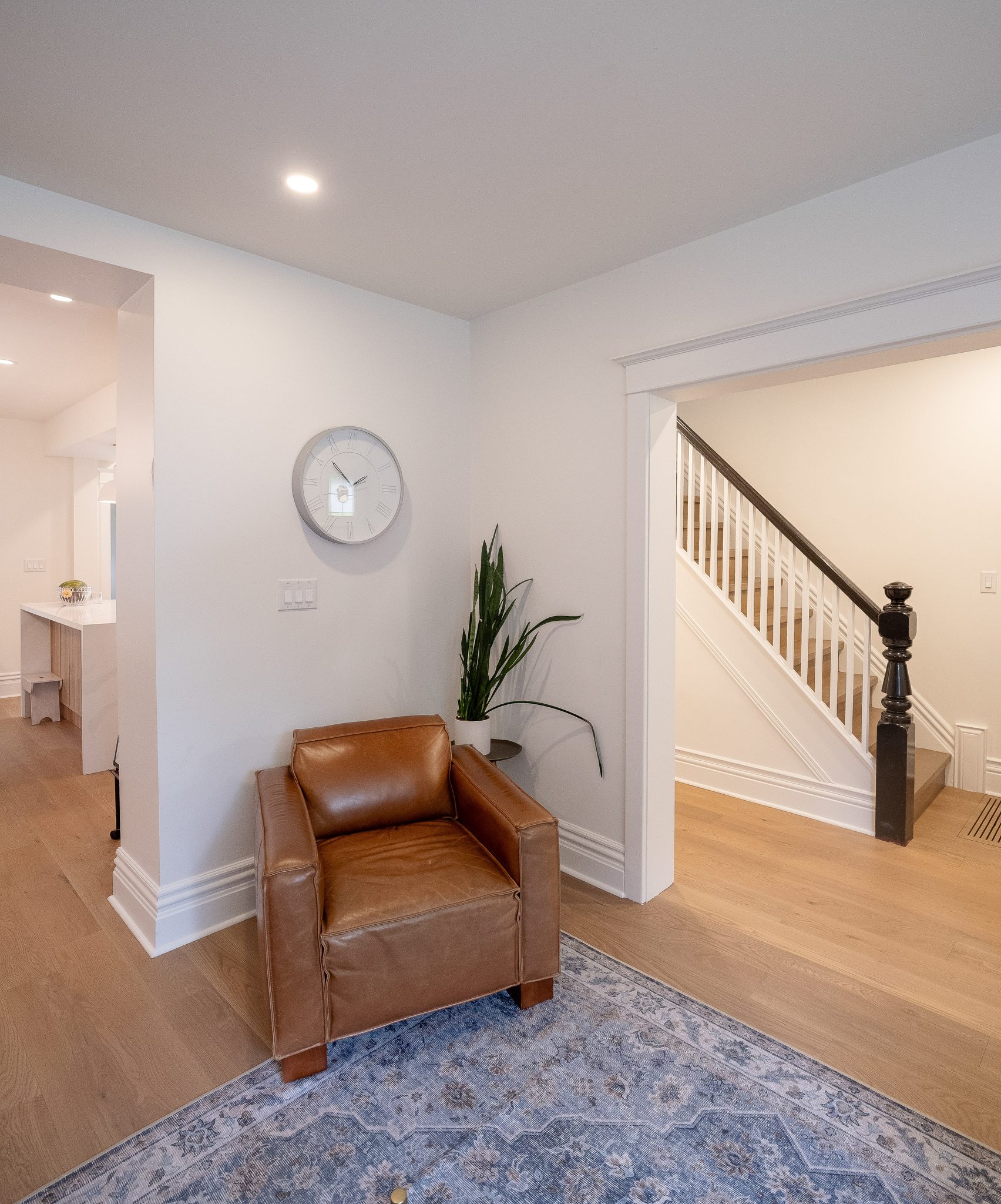 Entry foyer, High Park renovation, Toronto