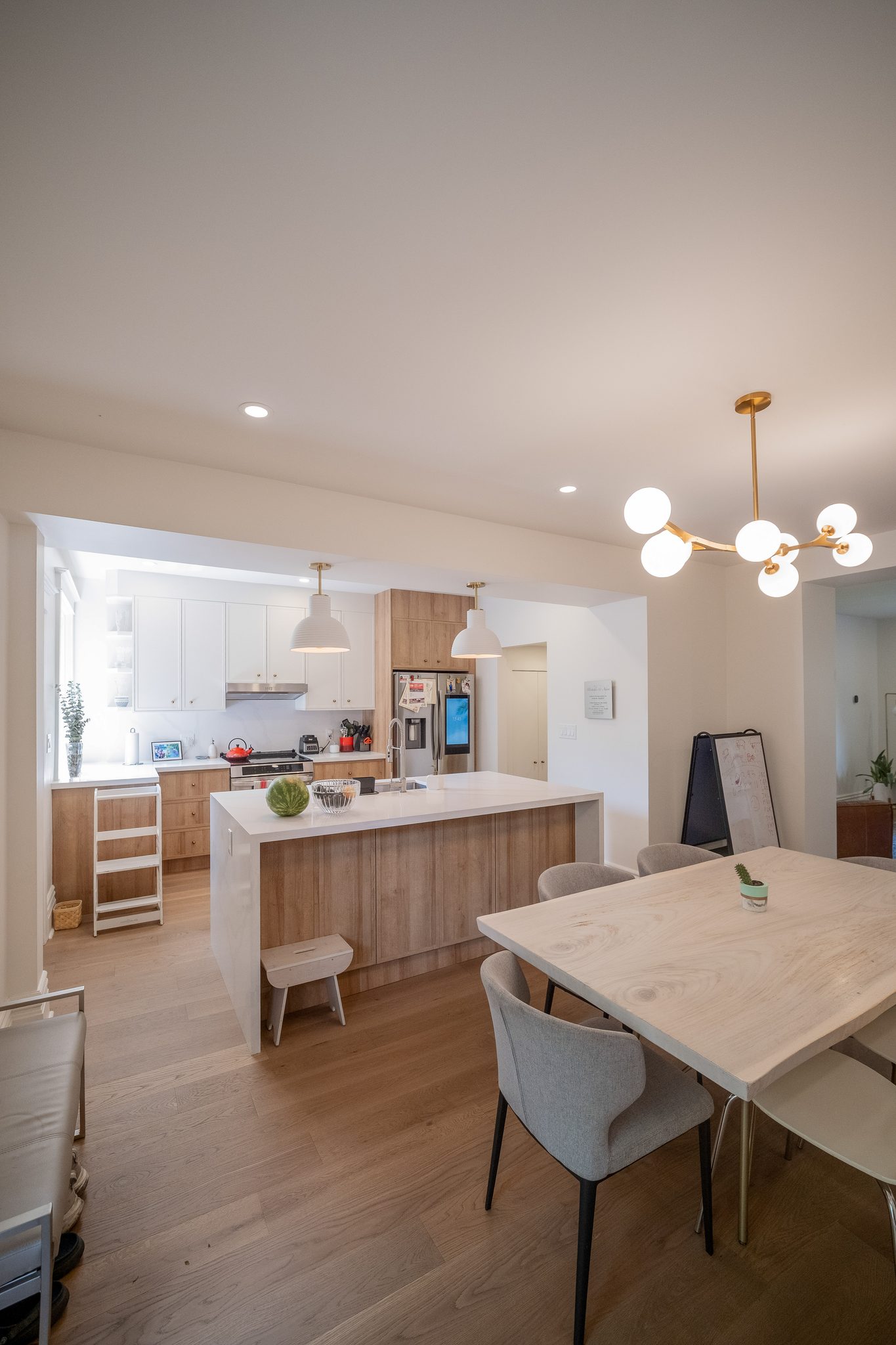 Dining area, High Park renovation, Toronto