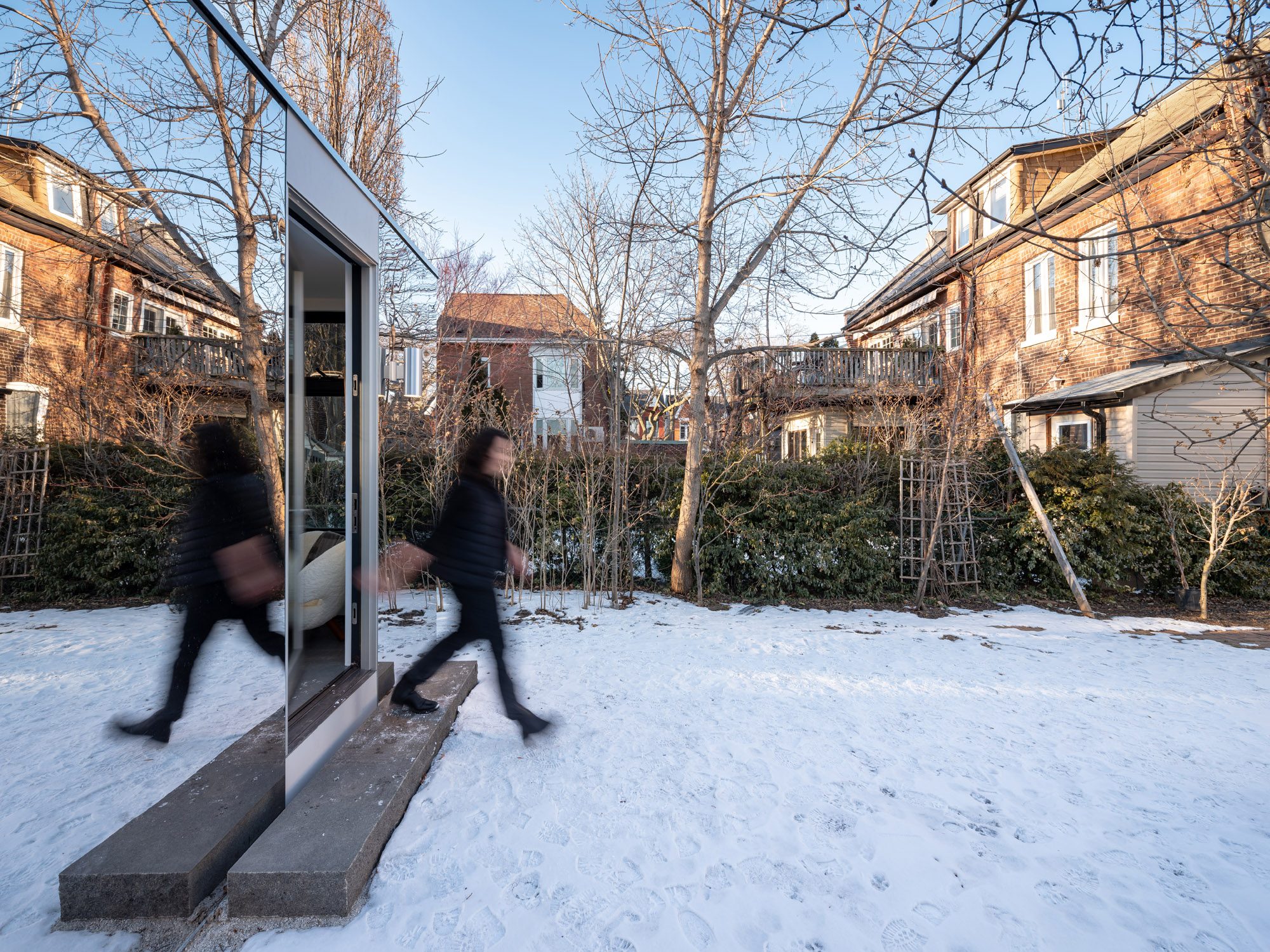 Parkdale Pavilion architectural exterior, Toronto custom home by Doty Construction with MacroSpaces